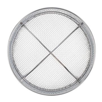 Steel Flour Sieve Large Mesh 11&quot;