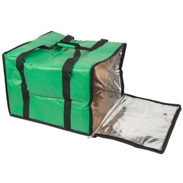 Green Insulated Pizza Delivery Bag 20&quot; x 18&quot; x 13&quot;