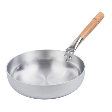 Aluminium 24cm Omelette Frying Pan with Wooden Handle