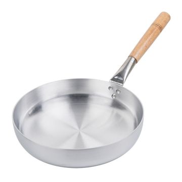 Aluminium 26cm Omelette Frying Pan with Wooden Handle