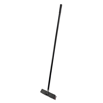 Black Red Commercial 10&quot; Floor Sweeping Brush and Handle