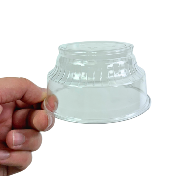 Clear PET Round Ice Cream Bowl 8oz (Pack 50)