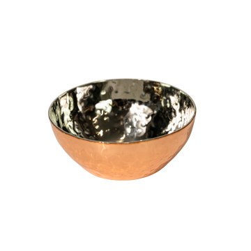 Round Copper Hammered Ramekin 8cm