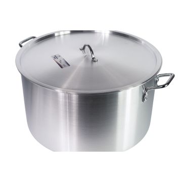 Jumbo Aluminium Casserole and Lid No 14, 57cm, 78 Litres
