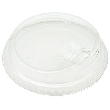 Gourmet Clear Plastic Flat Sip-Thru Lid (Pack 50)