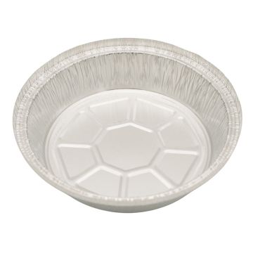 Essential Round Foil Container 18 x 4.5cm / 7&quot; (Pack 5)