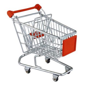 Apollo Chrome Mini Shopping Trolley