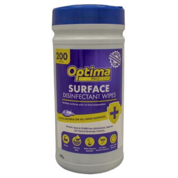 Optima Optima Surface Disinfectant Wipes (Pack 200)