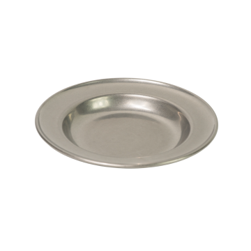 Vintage Steel Round Serving Plate 20cm