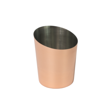 Angled Cone Copper Plated 11.6 x 9.5cm