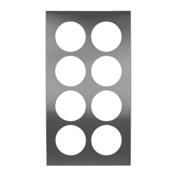 FIFO Clear Bottle Holder - 8 Compartments