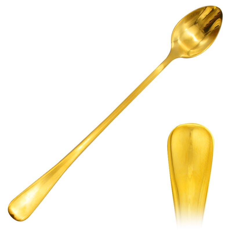 Shop Crest Gold Sundae Spoons Shop Crest Gold Sundae Spoons