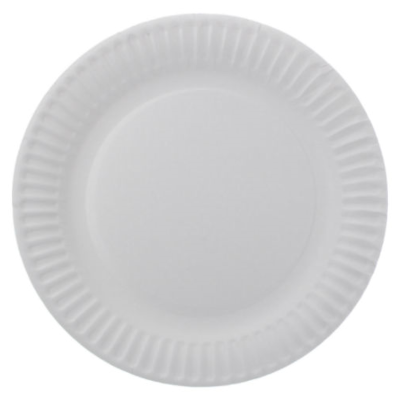 Plain image of a paper plate
