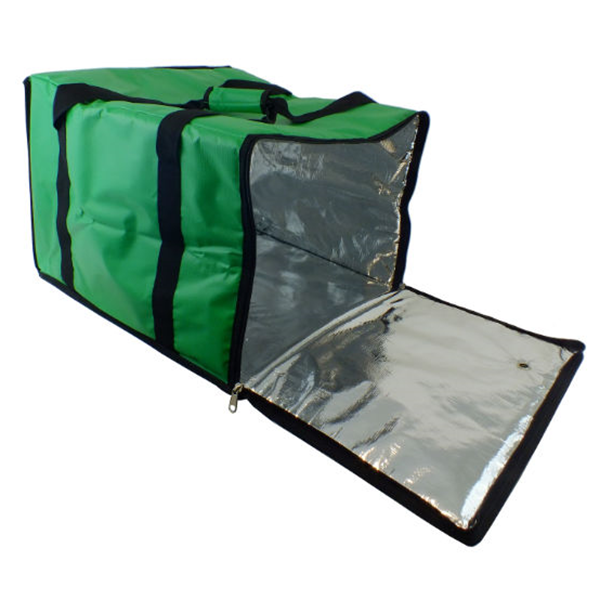 Green Insulated Pizza Delivery Bag 20" x 18" x 13"