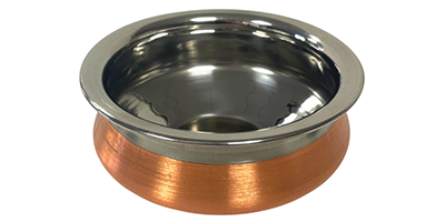 Copper Handi Serving Dish 14cm with lid