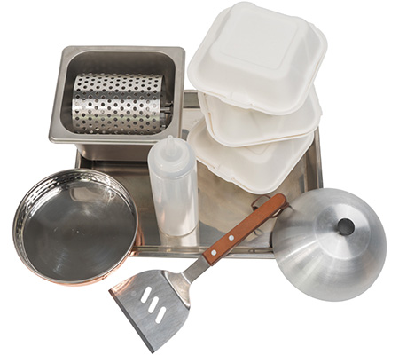 Collection of burger tools from Cooksmill