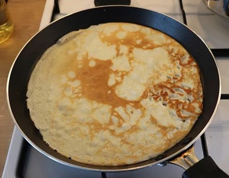Pancake in a pan