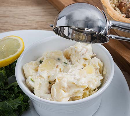 Portioning food with a portioner