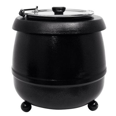 Black electric soup kettle Black electric soup kettle