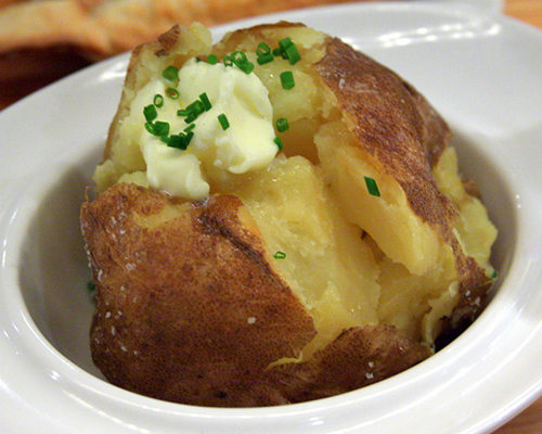 Baked potatoes