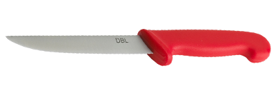 Red boning knife