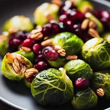 Brussels sprouts on a plate