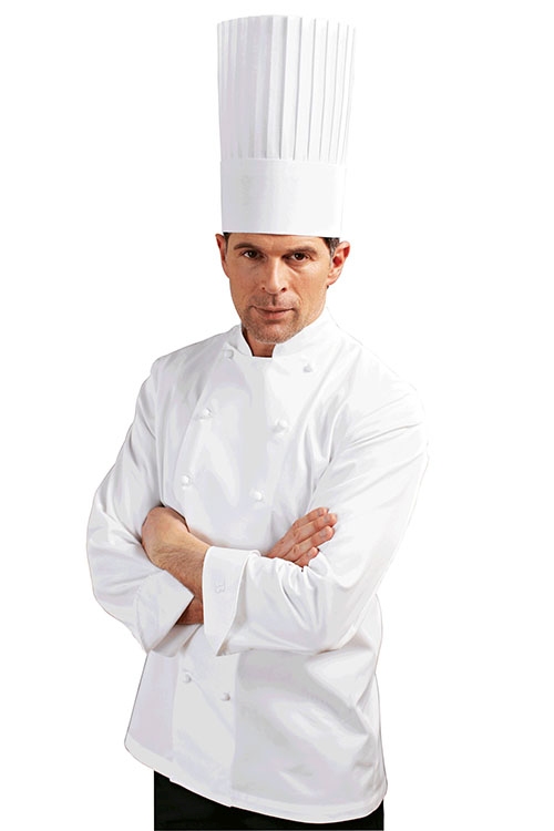 Chef in chefs whites
