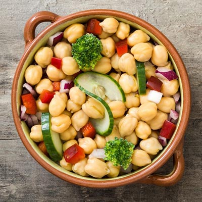 Chickpea and Vegetable Salad Chickpea and Vegetable Salad