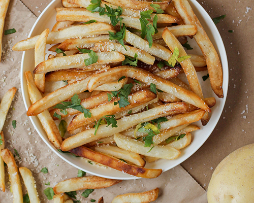 Crispy potato chips