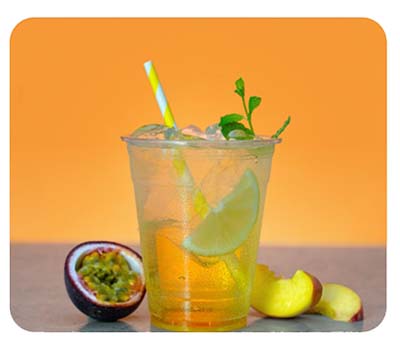 Mocktail with fruits