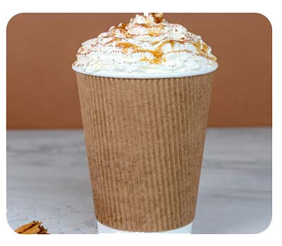 coffee with whipped cream