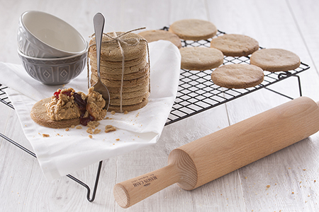Cookies on a cooling rack