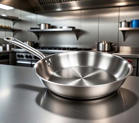 Cooksmill pan in a commerical kitchen