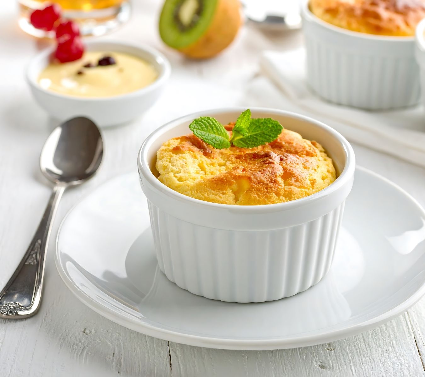 Dessert in a ramekin