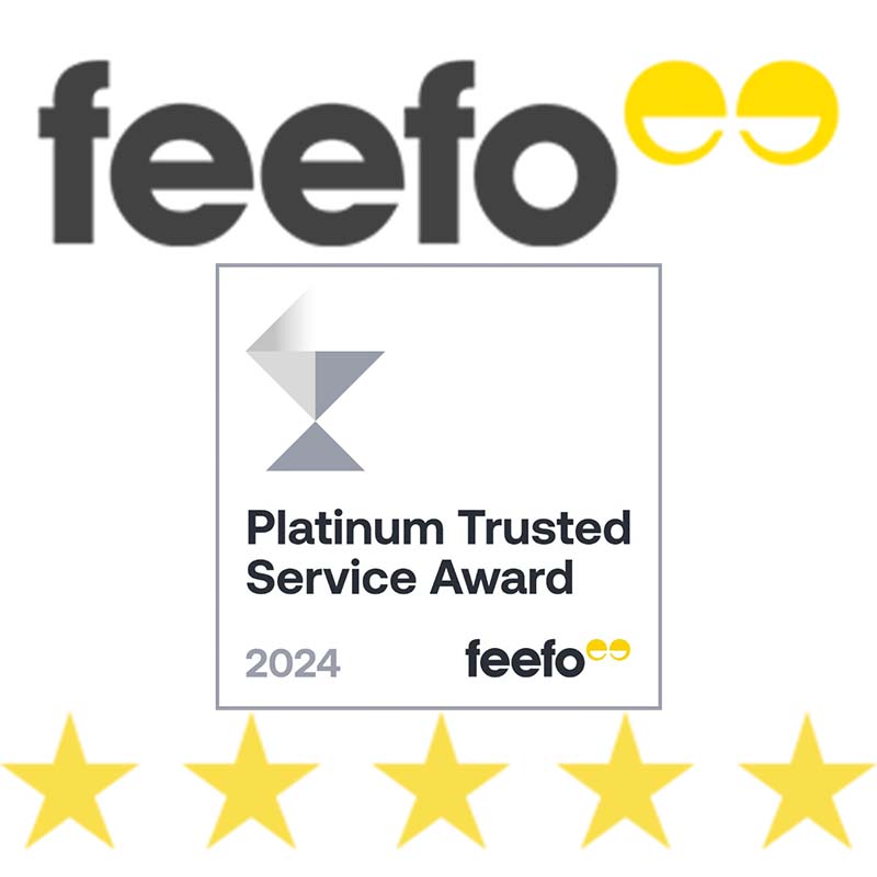 feefo platinum trusted award