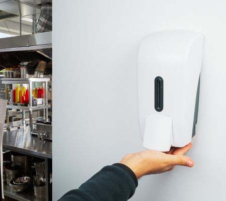Halo Washroom Dispenser with Soap