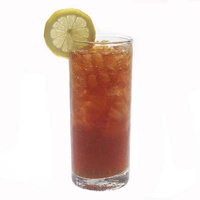 Ice tea in a glass