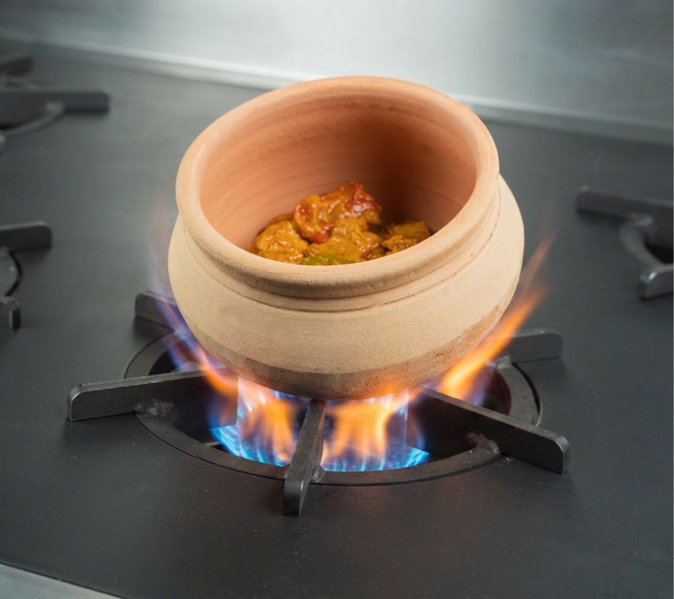Traditional Clay Matka Food Serving Pot Medium