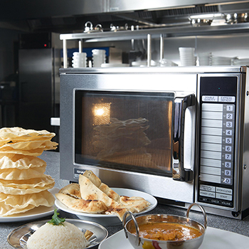 Commercial microwave