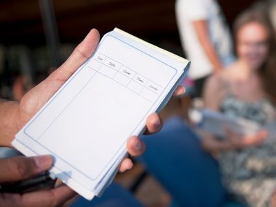Shop order pads Shop order pads