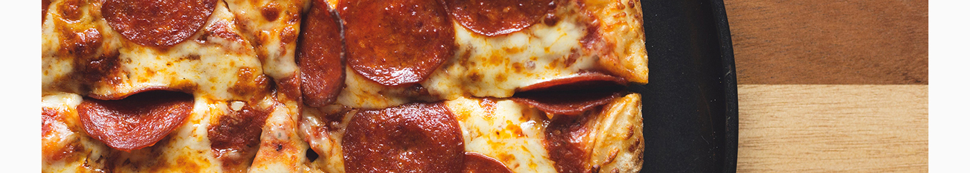 Close up of a pizza Close up of a pizza