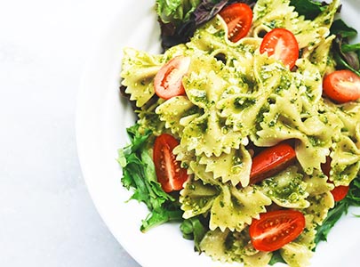 Spring fresh ravioli