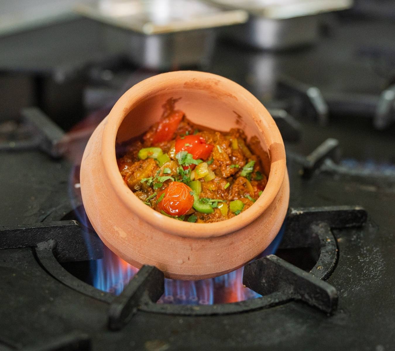 Traditional Clay Matka Food Serving Pot Small
