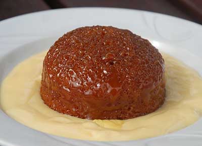 Steamed Clementine Pudding