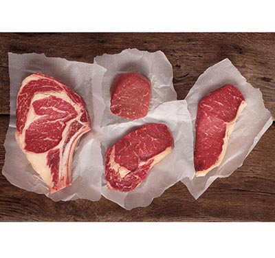 Different cuts of steak Different cuts of steak