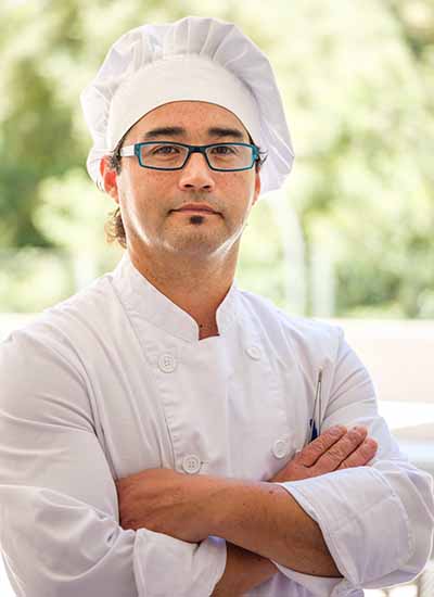 Chef in chef's whites Chef in chef's whites