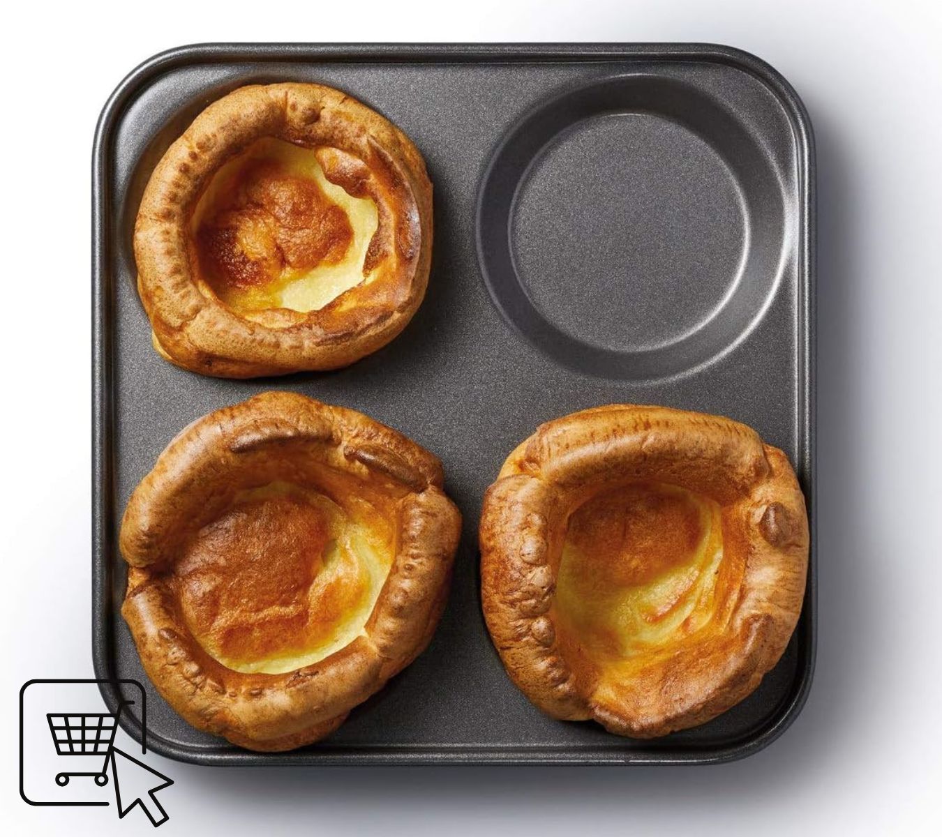 Master Class Non-Stick 4 Hole Yorkshire Pudding Pan 24cm